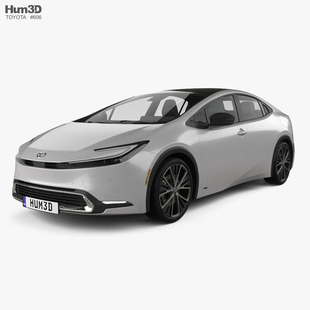 Toyota Prius HEV Limited US-spec 2023 3D model