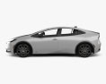 Toyota Prius HEV Limited US-spec 2024 3D模型 侧视图