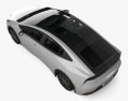 Toyota Prius HEV Limited US-spec 2024 Modello 3D vista dall'alto