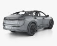 Toyota Crown Platinum US-spec 인테리어 가 있는 2024 3D 모델 