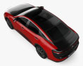 Toyota Crown Platinum US-spec с детальным интерьером 2024 3D модель top view