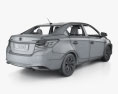 Toyota Vios CN-spec 인테리어 가 있는 2024 3D 모델 