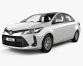 Toyota Vios CN-spec mit Innenraum 2024 3D-Modell