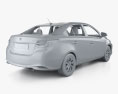 Toyota Vios CN-spec з детальним інтер'єром 2024 3D модель