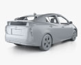 Toyota Prius 带内饰 和发动机 2019 3D模型
