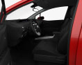 Toyota Prius con interni e motore 2019 Modello 3D seats