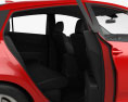 Toyota Prius с детальным интерьером и двигателем 2019 3D модель
