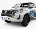 Toyota Hilux Extra Cab Hydrogen prototype 2024 3d model
