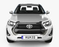 Toyota Hilux Extra Cab Hydrogen prototype 2024 Modelo 3d vista de frente