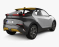Toyota C-HR Prologue 2024 3D-Modell Rückansicht