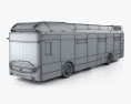 Toyota Caetano Hydrogen Bus 2024 3d model wire render