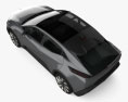 Toyota BZ Compact 2024 3D-Modell Draufsicht
