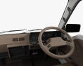Toyota Hiace Passenger Van with HQ interior 1982 3d model dashboard