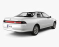 Toyota Mark II with HQ interior 1995 3d model back view