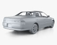 Toyota Mark II with HQ interior 1995 3d model
