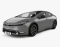 Toyota Prius Prime XSE US-spec с детальным интерьером 2024 3D модель