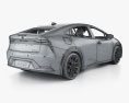 Toyota Prius Prime XSE US-spec с детальным интерьером 2024 3D модель