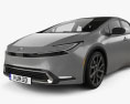 Toyota Prius Prime XSE US-spec з детальним інтер'єром 2024 3D модель