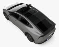 Toyota Prius Prime XSE US-spec con interni 2024 Modello 3D vista dall'alto