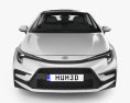 Toyota Corolla 轿车 XSE 2024 3D模型 正面图
