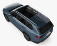 Toyota Grand Highlander Platinum US-spec 2024 3D模型 顶视图