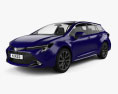 Toyota Corolla Touring Sports Hybrid 2024 3D模型