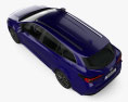 Toyota Corolla Touring Sports Hybrid 2024 Modello 3D vista dall'alto
