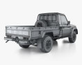 Toyota Land Cruiser 单人驾驶室 Pickup LX 2024 3D模型