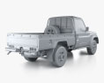 Toyota Land Cruiser 单人驾驶室 Pickup LX 2024 3D模型