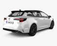 Toyota Corolla touring гибрид WxB JP-spec 2024 3D модель back view