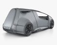 Toyota Fun VII с детальным интерьером 2014 3D модель