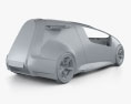 Toyota Fun VII с детальным интерьером 2014 3D модель