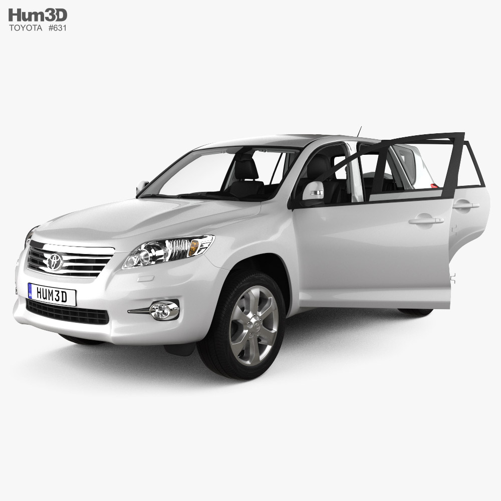 Toyota RAV4 with HQ interior 2015 3D model