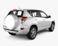 Toyota RAV4 with HQ interior 2015 3d model back view