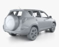 Toyota RAV4 인테리어 가 있는 2015 3D 모델 