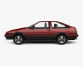 Toyota Sprinter Trueno GT-Apex 3-doors 1989 Modello 3D vista laterale