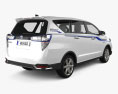 Toyota Innova EV 2024 3D-Modell Rückansicht