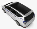 Toyota Innova EV 2024 Modello 3D vista dall'alto