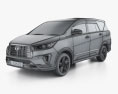 Toyota Innova X Malaysia 2024 3D модель wire render