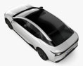 Toyota bZ3 2024 3D模型 顶视图