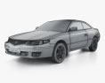 Toyota Camry Solara coupe 2001 3d model wire render