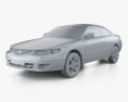 Toyota Camry Solara coupe 2001 3d model clay render