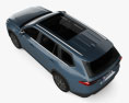 Toyota Grand Highlander Platinum US-spec with HQ interior 2023 3d model top view