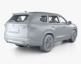 Toyota Grand Highlander Platinum US-spec with HQ interior 2023 3d model
