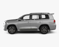 Toyota Land Cruiser VXR with HQ interior 2019 3d model side view