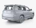Toyota Land Cruiser VXR 인테리어 가 있는 2019 3D 모델 