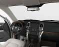 Toyota Land Cruiser com interior e motor 2010 Modelo 3d dashboard