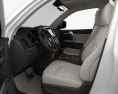 Toyota Land Cruiser 인테리어 가 있는 와 엔진이 2010 3D 모델  seats