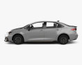 Toyota Corolla セダン Apex edition 2024 3Dモデル side view