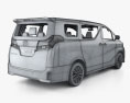 Toyota Alphard CIS-spec 인테리어 가 있는 와 엔진이 2018 3D 모델 